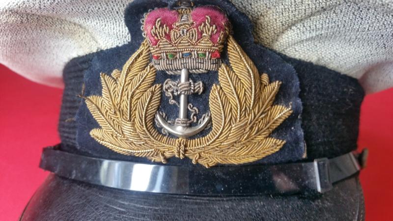 Royal Navy Officer's  Peaked Cap